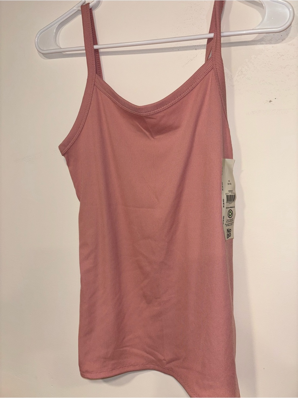 Pink basic tank top